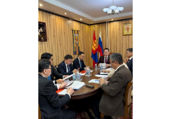 ОХУ ДАХЬ МОНГОЛ УЛСЫН ДИПЛОМАТ ТӨЛӨӨЛӨГЧИЙН ГАЗРУУДЫН ЗӨВЛӨЛДӨХ УУЛЗАЛТЫГ ЗОХИОН БАЙГУУЛАВ